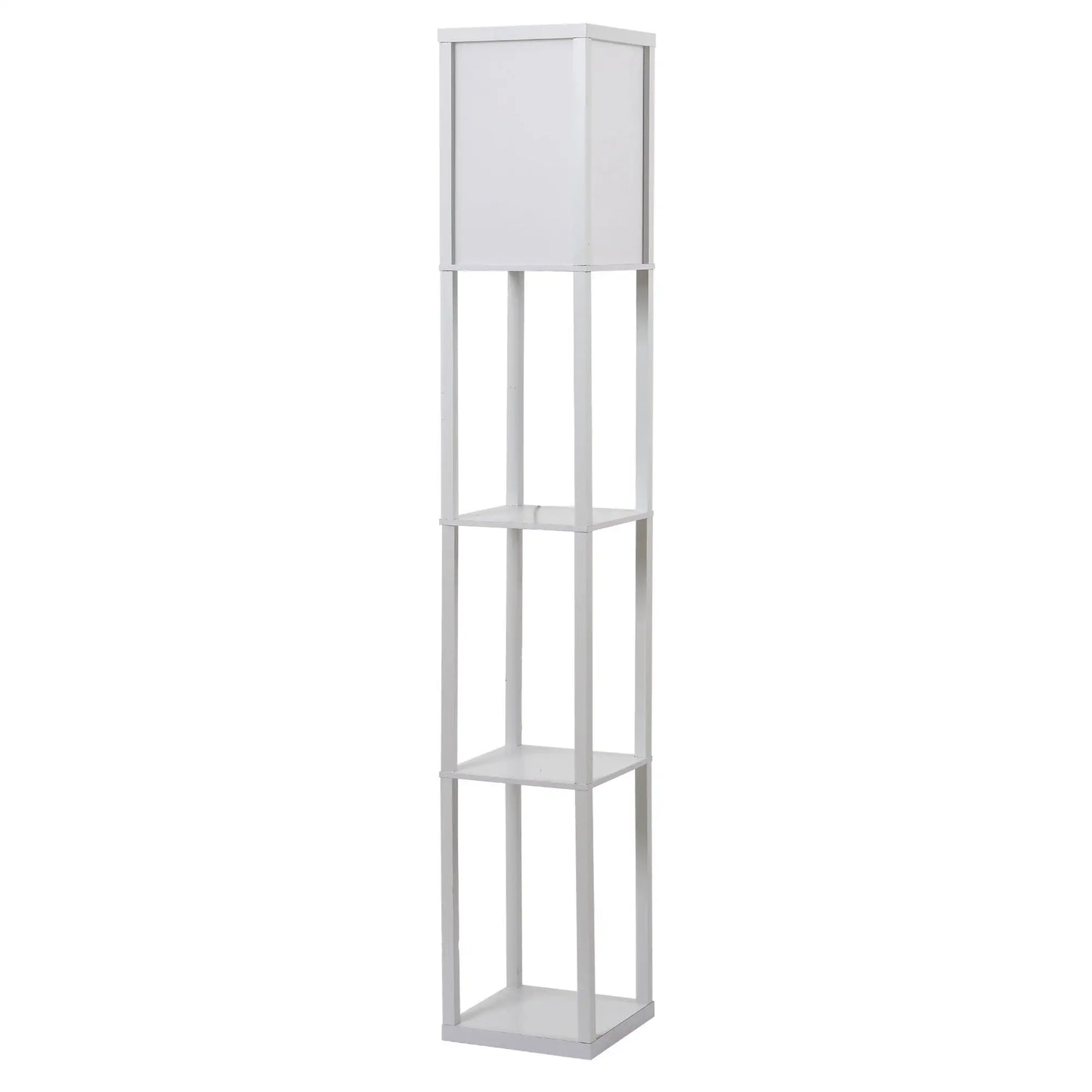 Nancy's Seara Vloerlamp - Staande lamp - Staande Verlichting - Wit - MDF