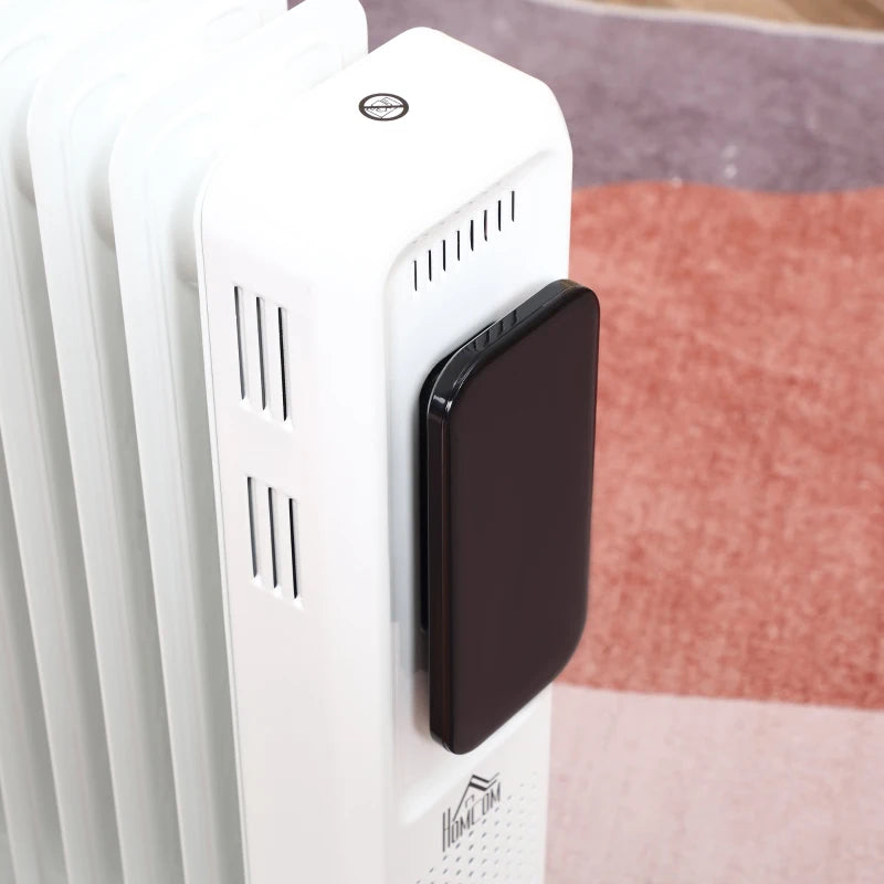 Nancy's Montes Oliekachel - Heater - Kachel - Verwarming - Drie standen - Timer - Wit