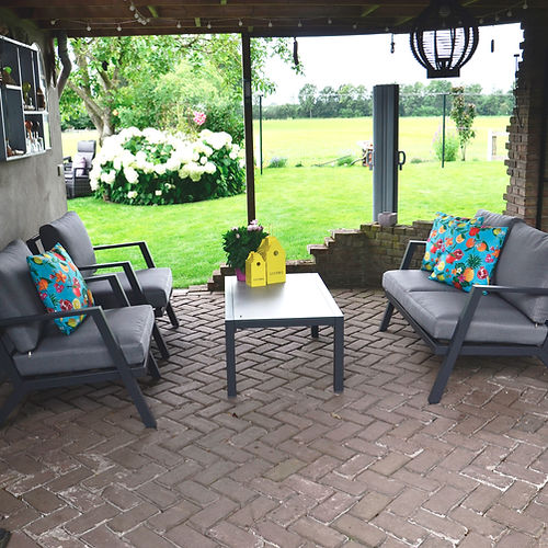 Nancy's Beliza Loungeset - 4-delige tuinset - Loungebank - Lounge set