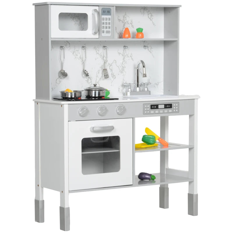 Nancy's Quelfes Kinderkeuken - Speelgoedkeuken - Inclusief accessoires - Wit