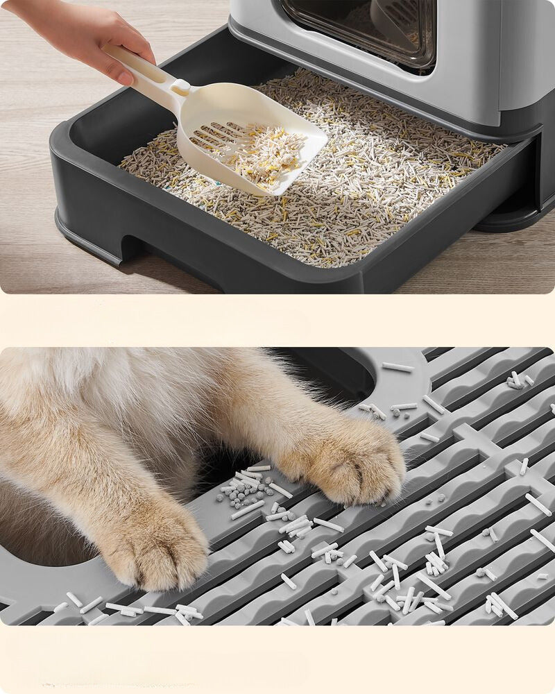 Nancy's Epping Kattebak met dakraam - Katten toilet - Met uitschuifbare lade