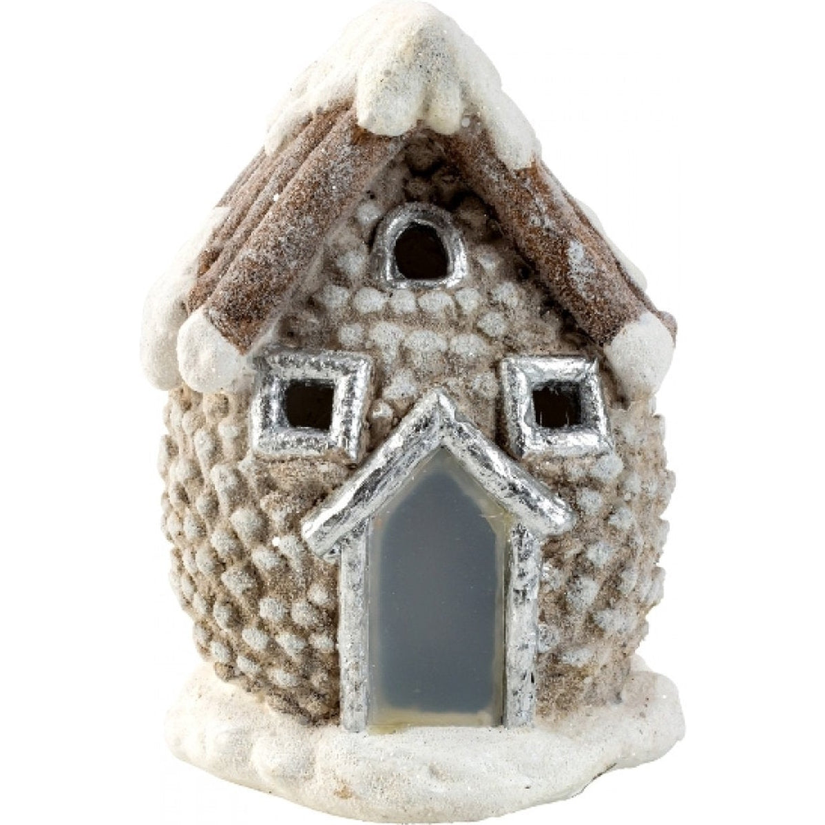 Kristmar Kersthuisje met licht