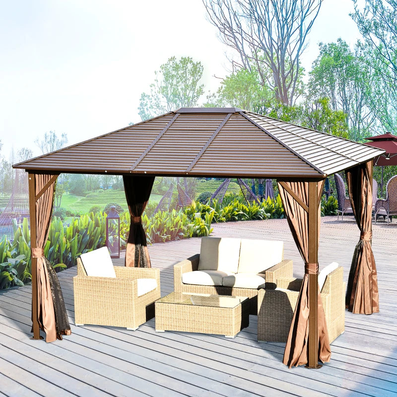 Nancy's Lago Paviljoen - Party Tent - Tuin Paviljoen - Prieel - ± 300 x 365 x 260 cm