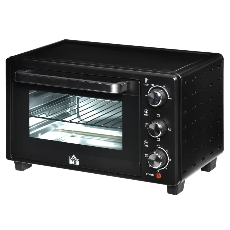 Four Amandola de Nancy - Mini four - Four de cuisson - 21 Litres - Noir - Accessoires inclus
