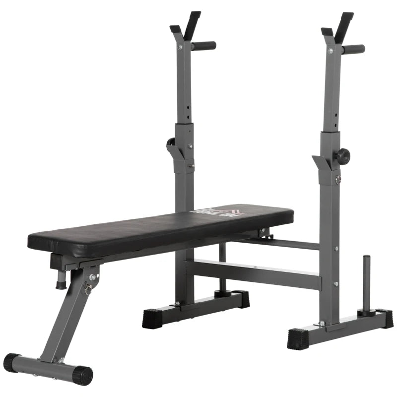 Nancy's Boissano Training Bench - Fitness Bench - Weight Bench - Adjustable - Black / Gray