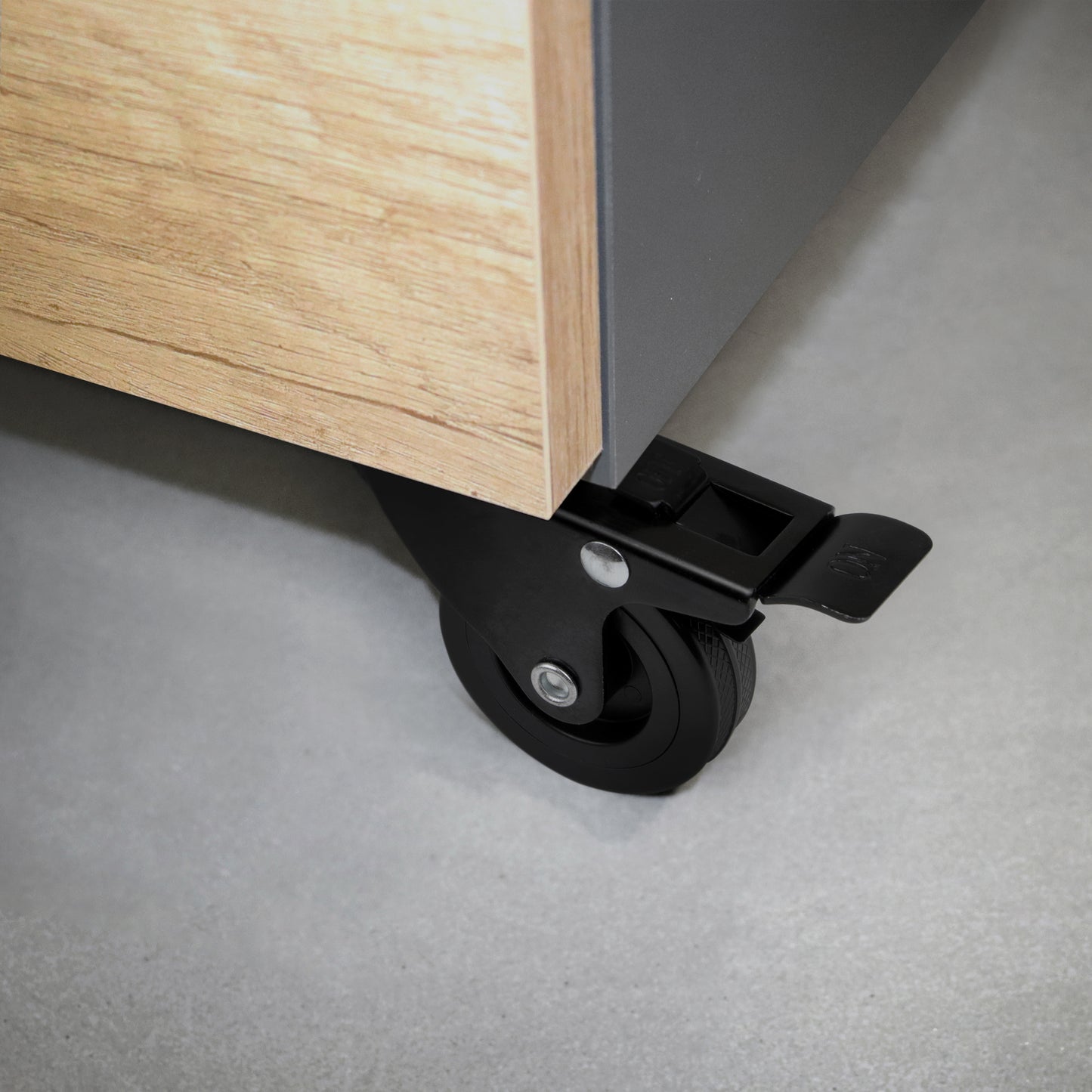 Nancy's stevige zwenkwielen 50mm transportwielen set van 4 Zwart