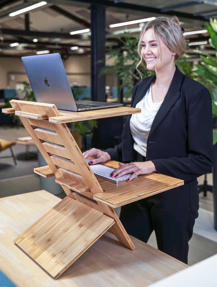 Xergonomic Sta bureau Laptopstandaard