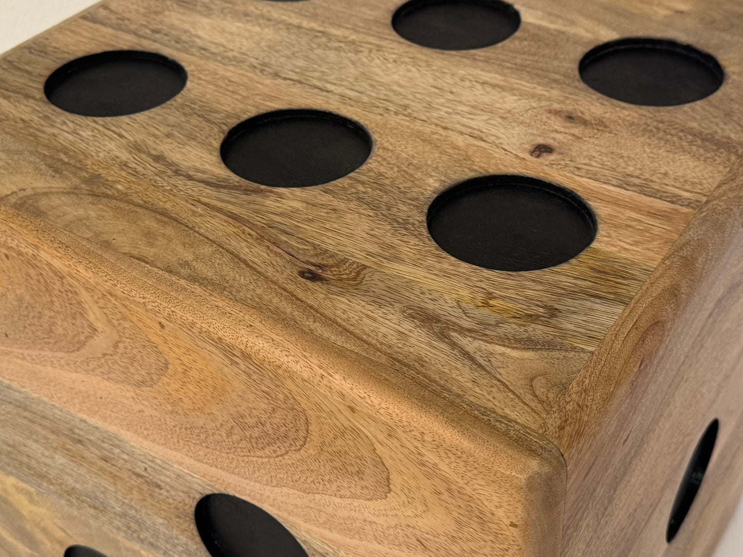 Nancy's Mombarcaro Bijzettafel vierkant - Salontafel - Koffietafel - Massief Mangohout - ± 40 x 40 x 40 cm