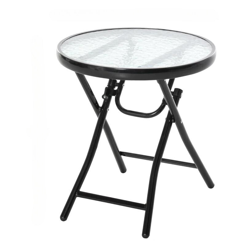 Nancy's Padronelo Balcony table - Patio table - Outdoor table - Bistro table - Black - Ø45 x 50 cm