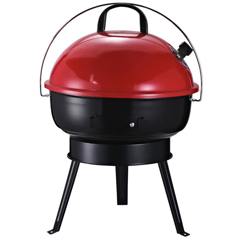 Nancy's Silveiros Barbecue - BBQ - Grill - Staal - Rood / Zwart