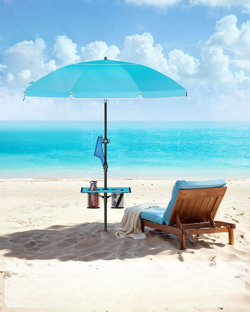 Nancy's Esine Parasol - Tuinparasol - UV-Bestendig - Blauw - Ø 160 cm