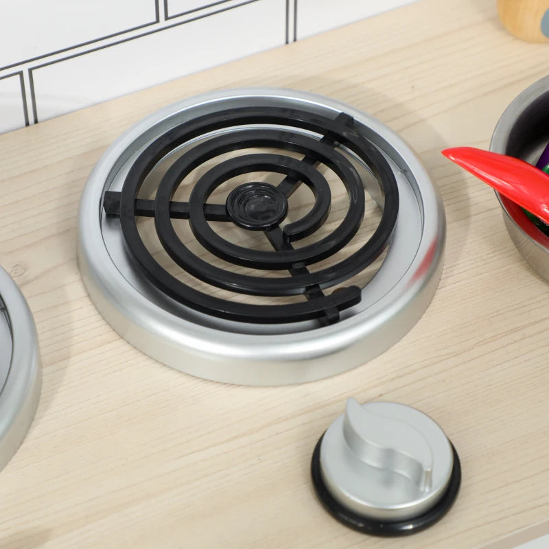 Nancy's Ortelle Kinderkeuken - Speelgoedkeuken - Speelkeukentje - Inclusief accessoires - Wit