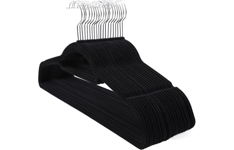 Eleganca Velvet anti-slip kledinghangers - 10 stuks