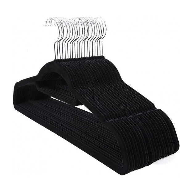 Eleganca Velvet anti-slip kledinghangers - 10 stuks