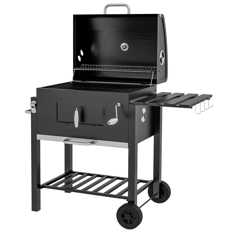 Nancy's Palhais Barbecue - BBQ - Grill - Houtskool - Staal - Zwart