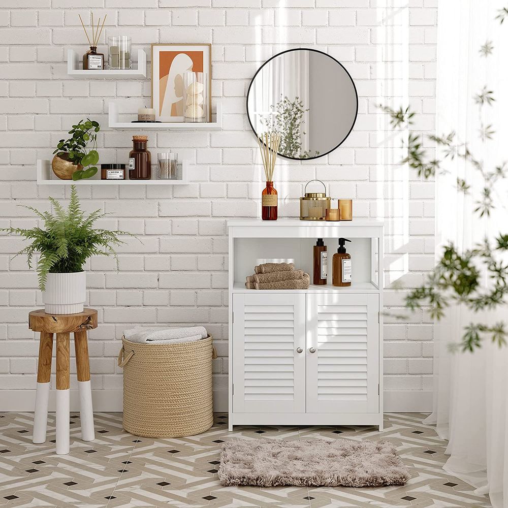 Nancy's Berstinoro Bathroom Cabinet - Bathroom Furniture - White - 60 x 30 x 80 cm