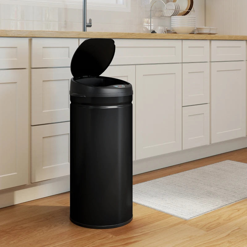 Nancy's Moie Sensor Prullenbak - Sensor Afvalbak - Automatische Prullenbak - Zwart - 42 Liter