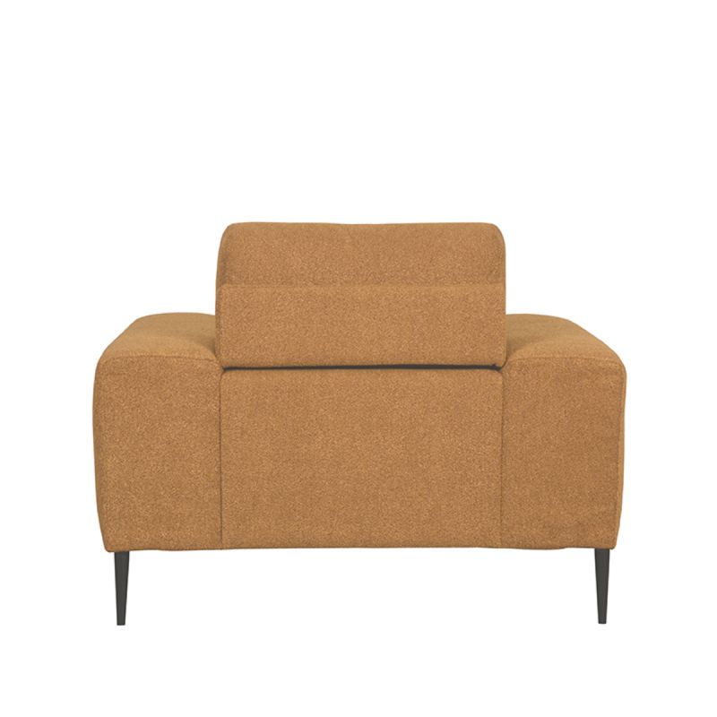LABEL51 Ferraro 1-zits bank Oker geel 112x88x85 cm