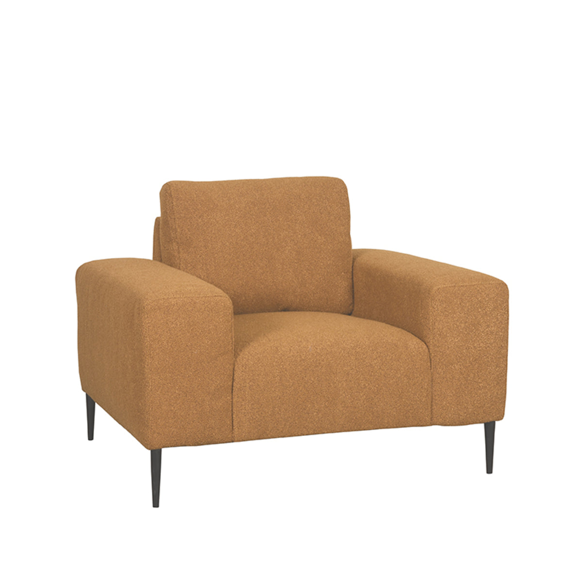 LABEL51 Ferraro 1-zits bank Oker geel 112x88x85 cm