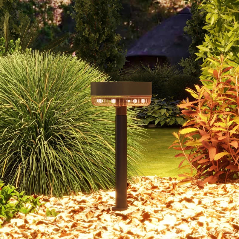 Nancy's Alpedriz Tuinverlichting - Solar - Tuinlichten - Zonne-energie - Zwart - ± Ø 15 x 40 cm