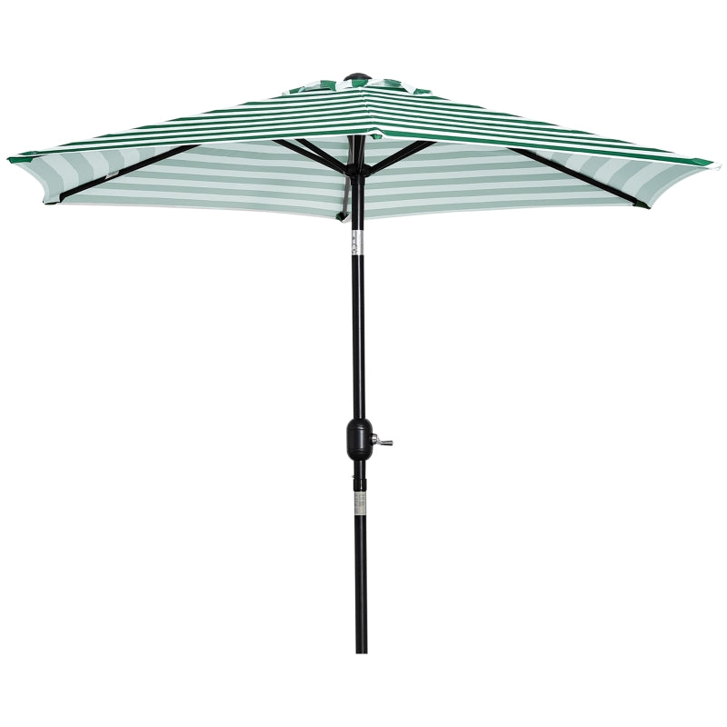 Nancy's White Rock Parasol Tuinparasol - Groen- ± Ø 230 cm