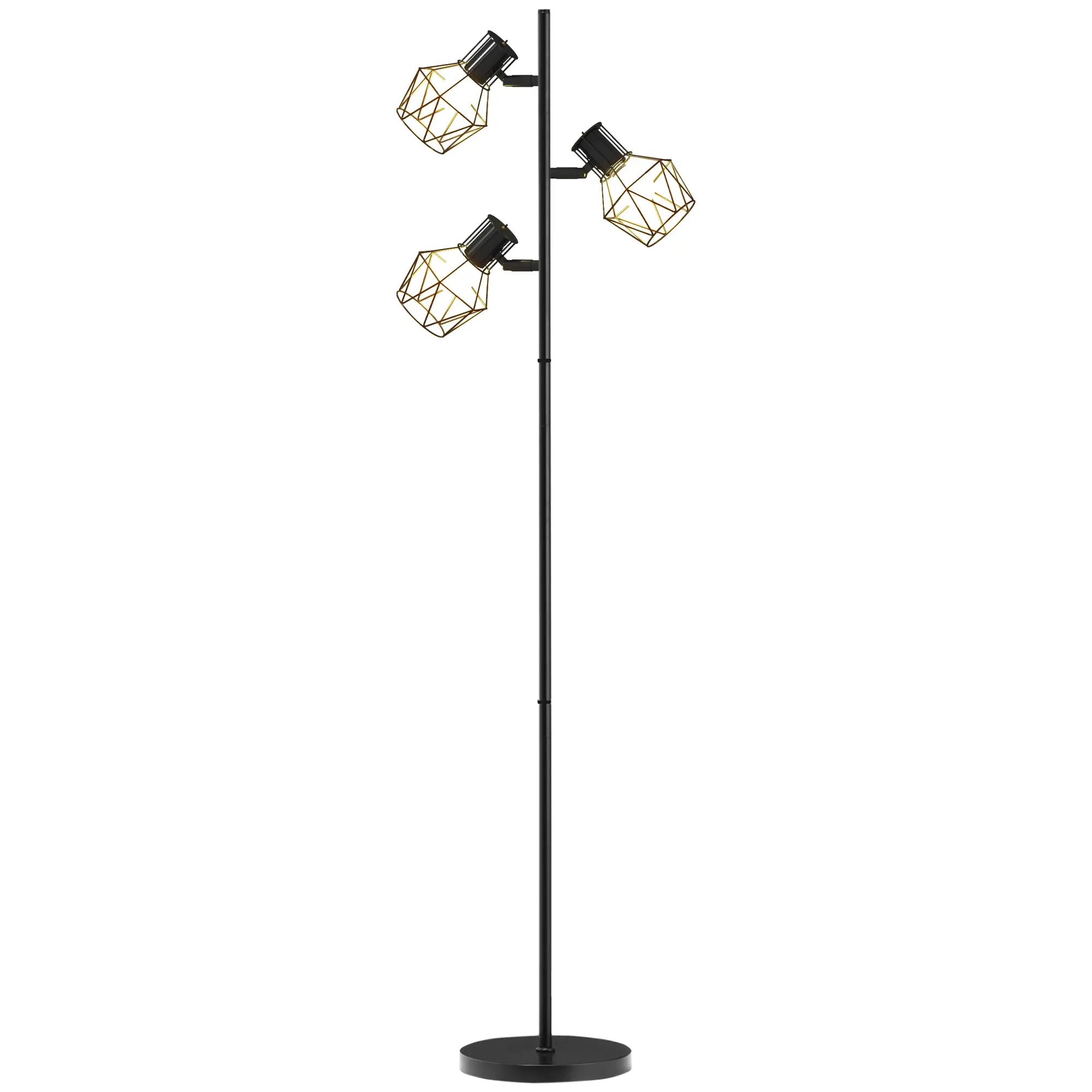 Nancy's Maceria Vloerlamp - Staande Lamp - Staande Verlichting - Modern - Zwart - Staal