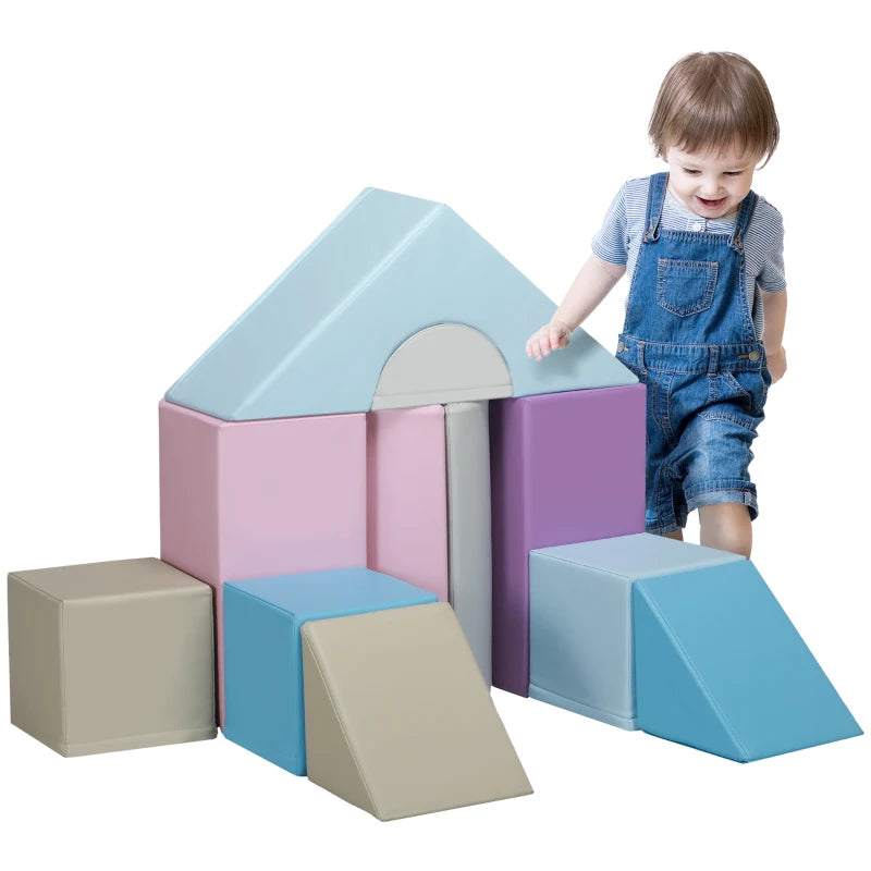 Blocs de construction Nancy's Lana Soft - Blocs en mousse - Blocs de jeu - 11 pièces - Multicolore