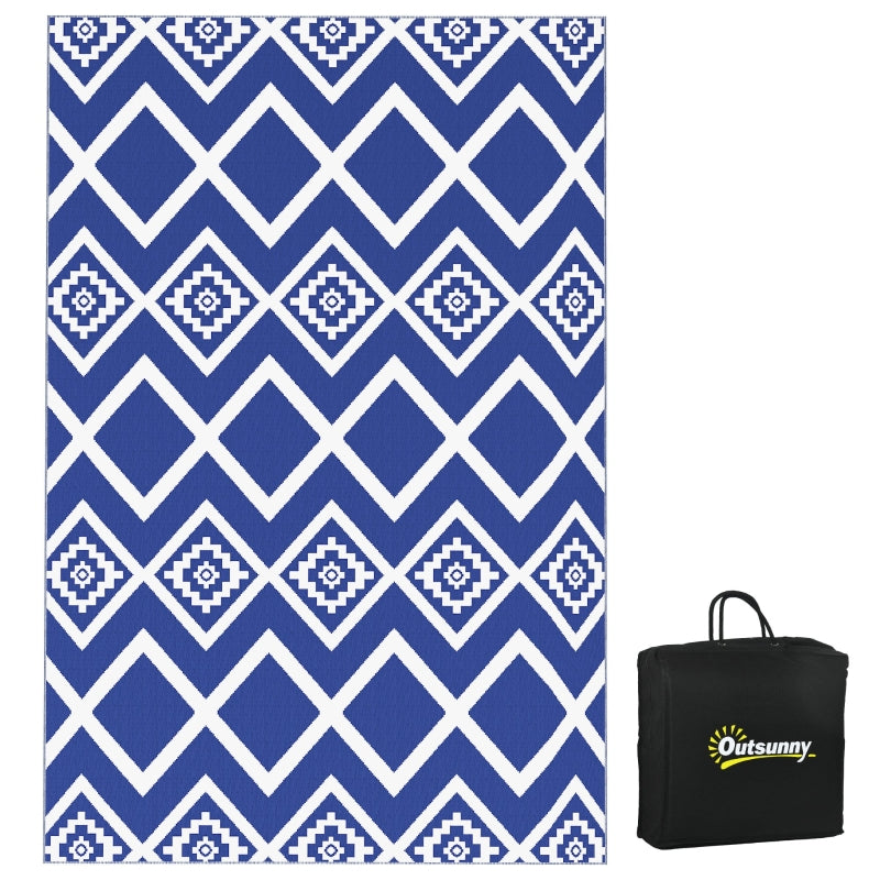 Tapis d'extérieur Nancy's Bruta - Tapis de jardin - Tapis de jardin - Tapis d'extérieur - Bleu - 182 x 274 cm