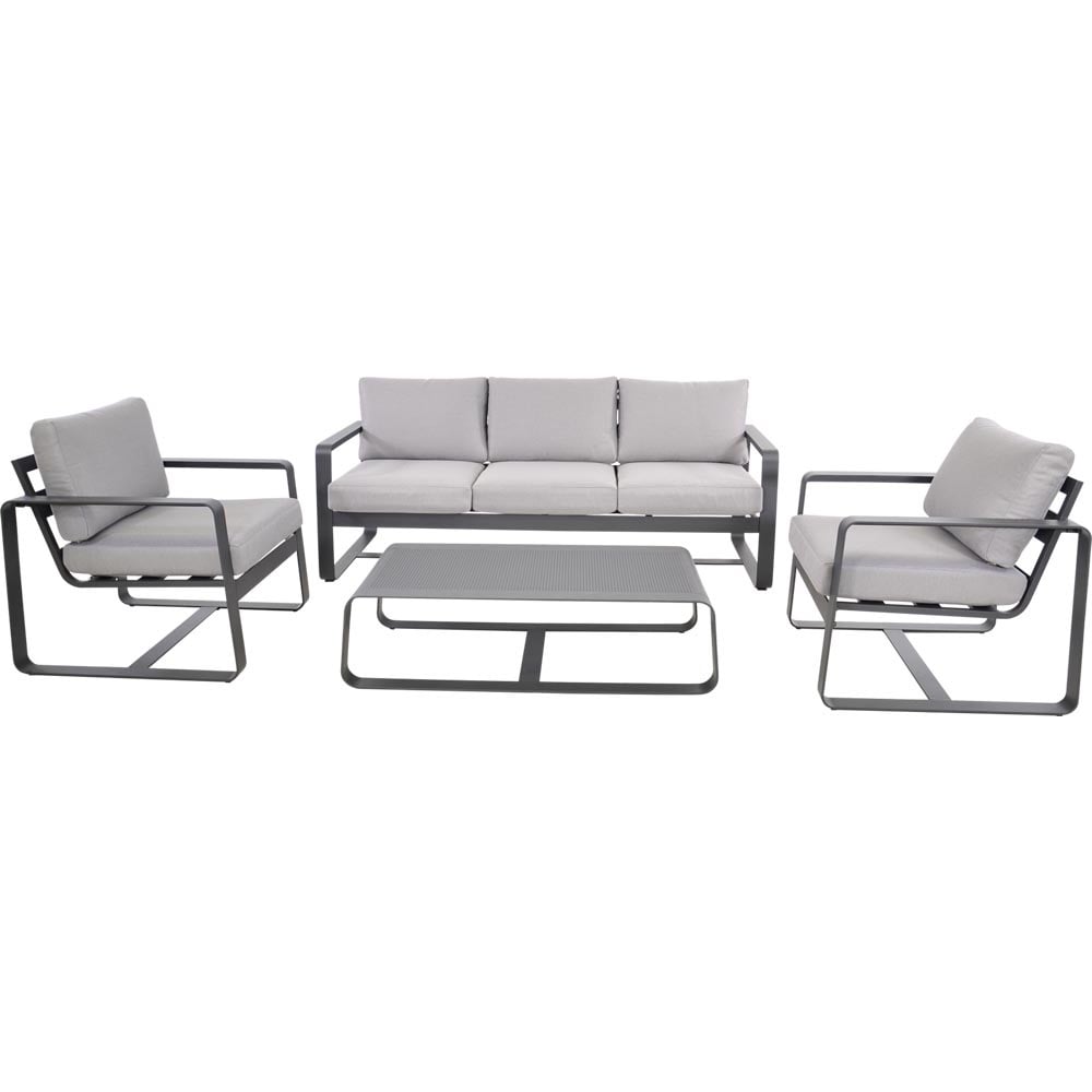 Nancy's Shipley Loungeset - Tuin set - Loungebank - 4-delige Lounge set