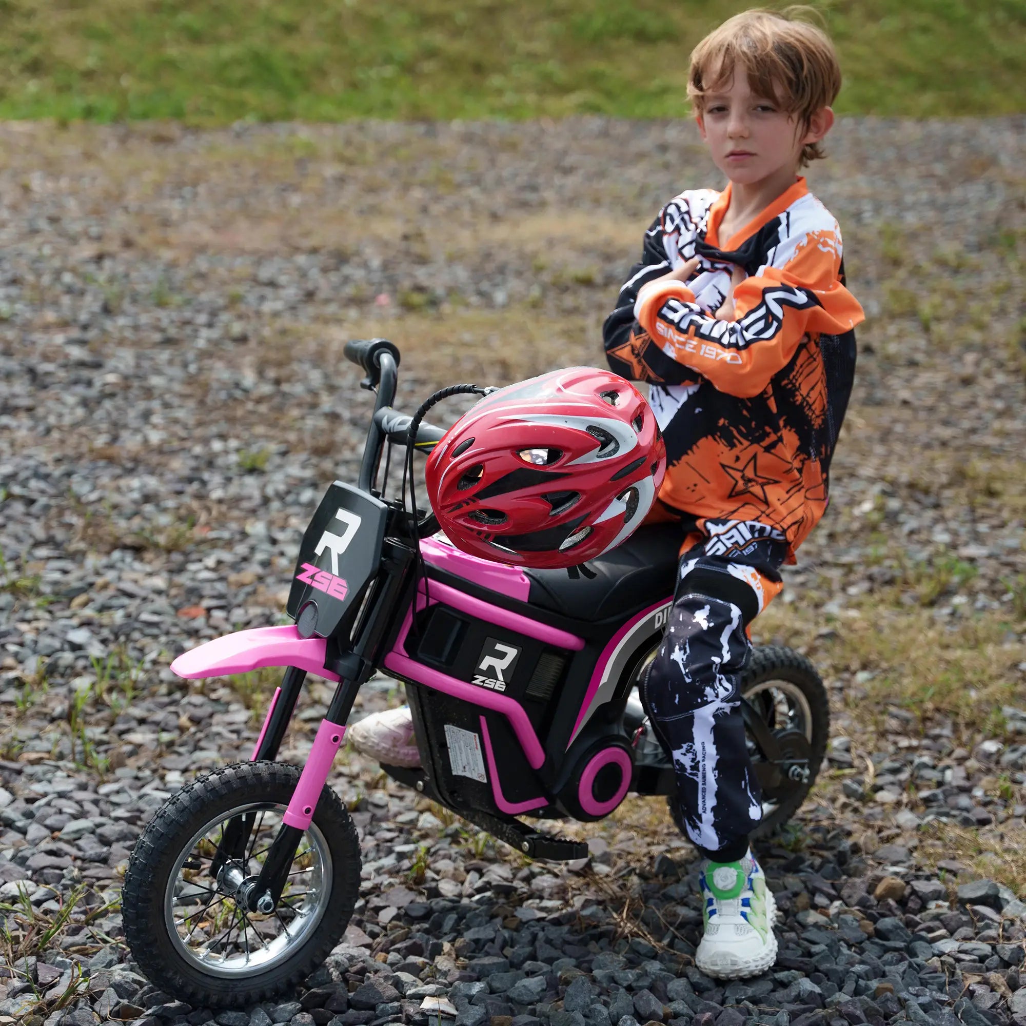 Nancy's Laion Elektrische Motorfiets voor Kinderen - 8 en 16 km/u - Ingebouwd entertainment - Roze