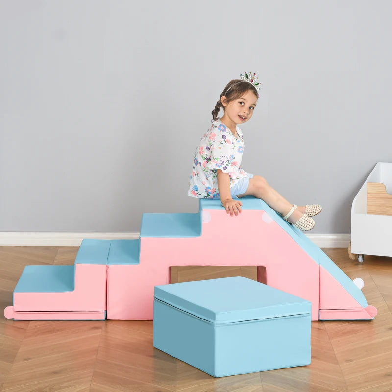 Nancy's Isa Soft Building Blocks - Blocs en mousse - Blocs de jeu - Jouets d'escalade et de glisse - Multicolore
