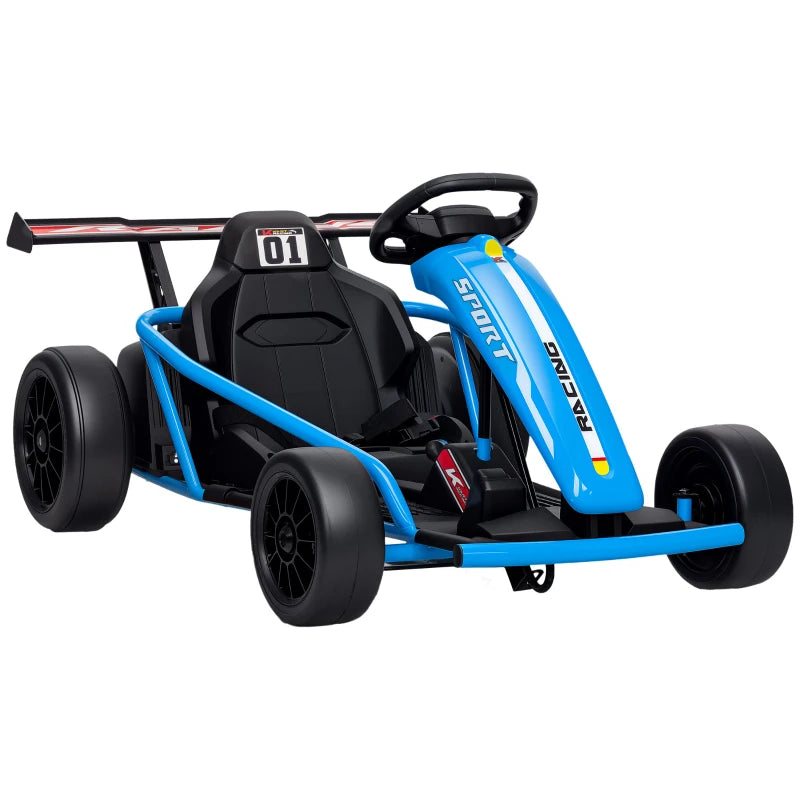 Nancy's Peveragno Elektrische auto voor kinderen - Elektrische skelter - Kinderauto - Elektrische kart - 6-13 km/u - Blauw