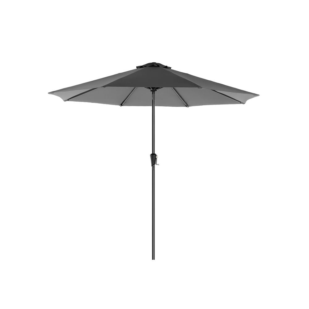 Parasol de lac Fricker de Nancy - Polyester - Pliable - Gris - Ø 300 cm