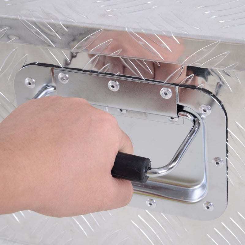 Nancy's Anakie Gereedschapskist - Gereedschapskoffer - Ingebouwd Slot - Zilver - Aluminium