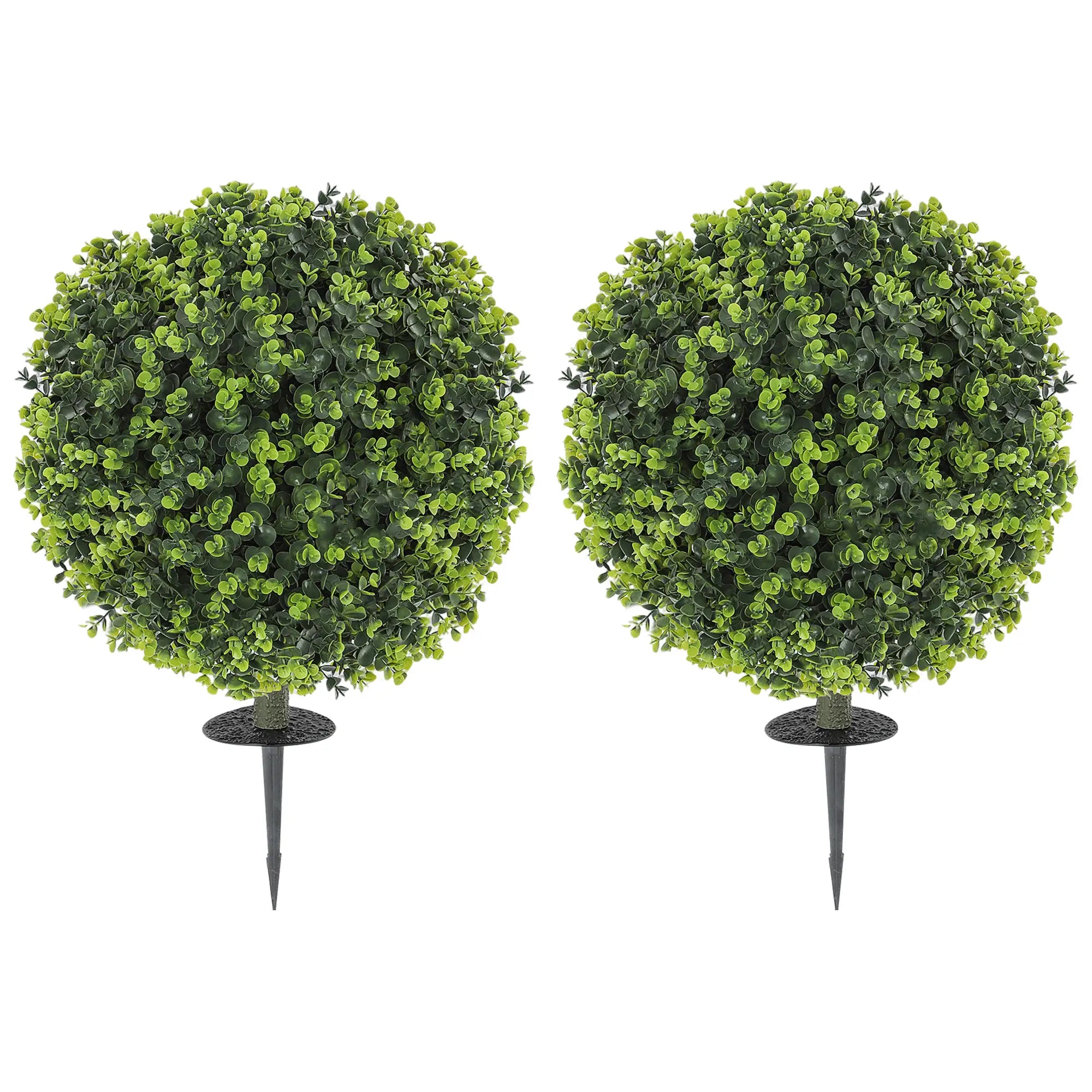 Nancy's Ginosa Kunstplanten - Kunstbomen - Kunst Buxus - Set van 2