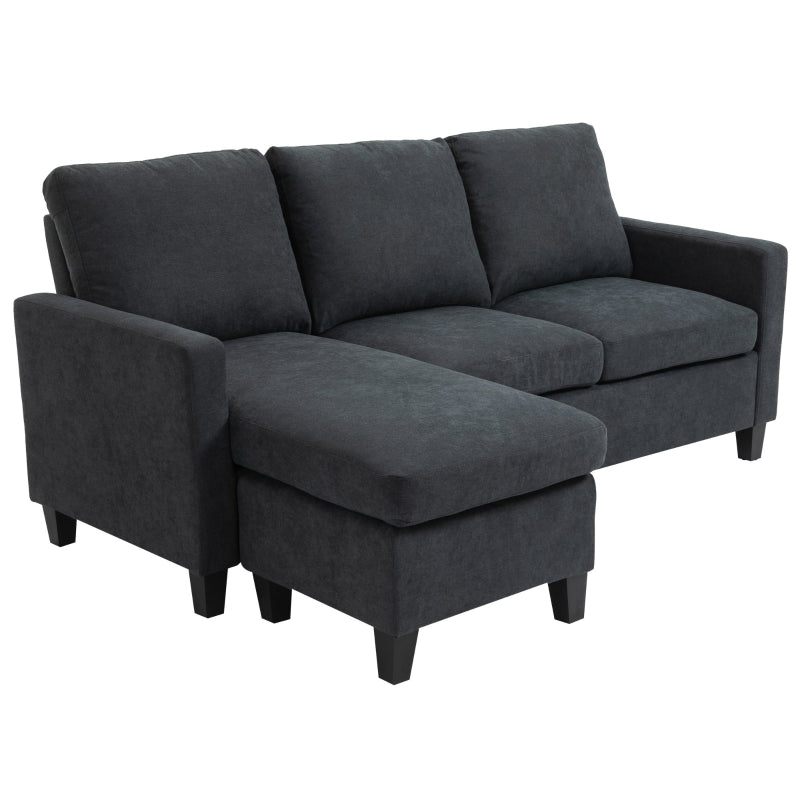 Nancy's Camelford Corner Sofa with Reversible Chaise Longue - Sofa - Couch - Grey