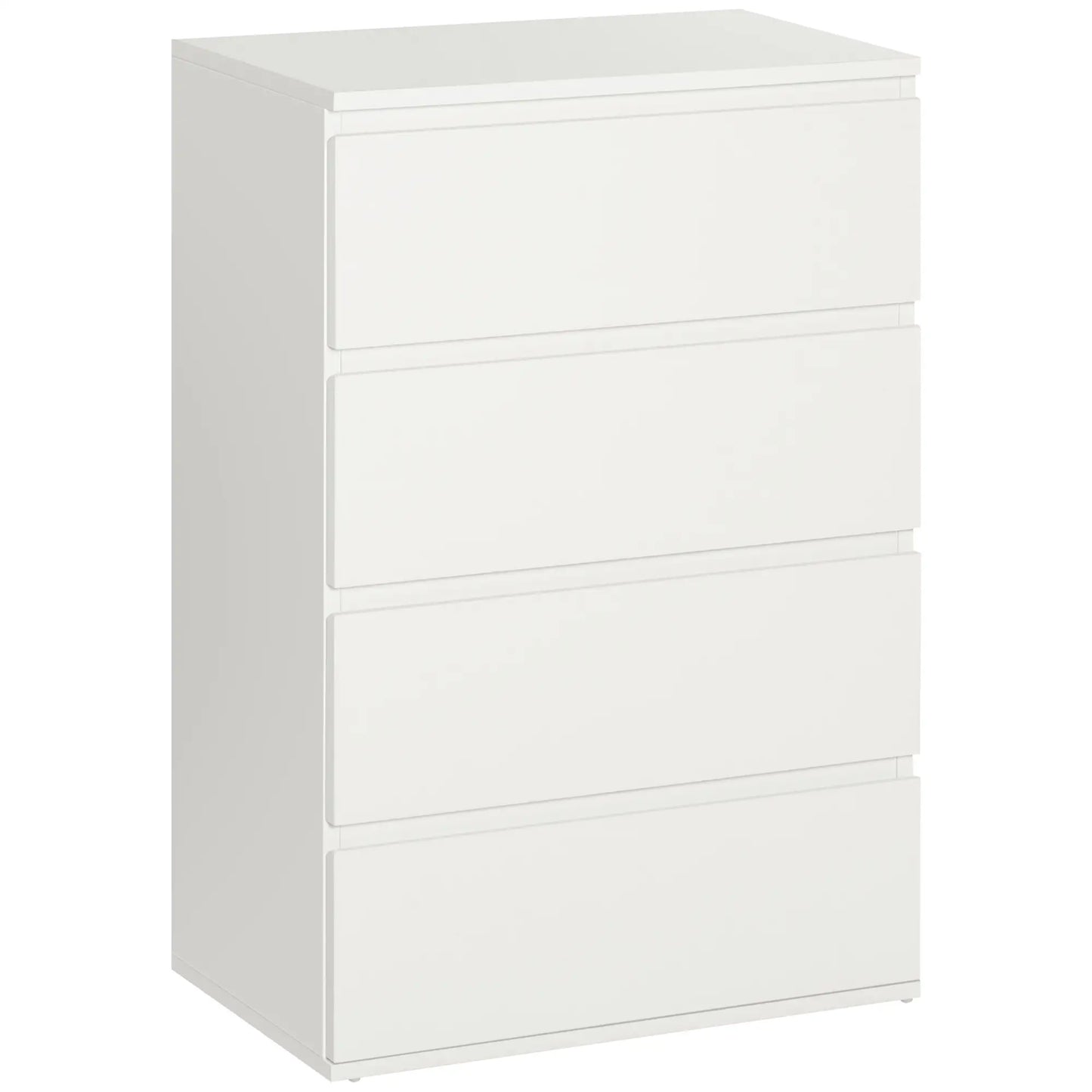 Nancy's Fiastra Commode - Dressoir - Opbergkast - Wit - ± 55 x 35 x 80 cm