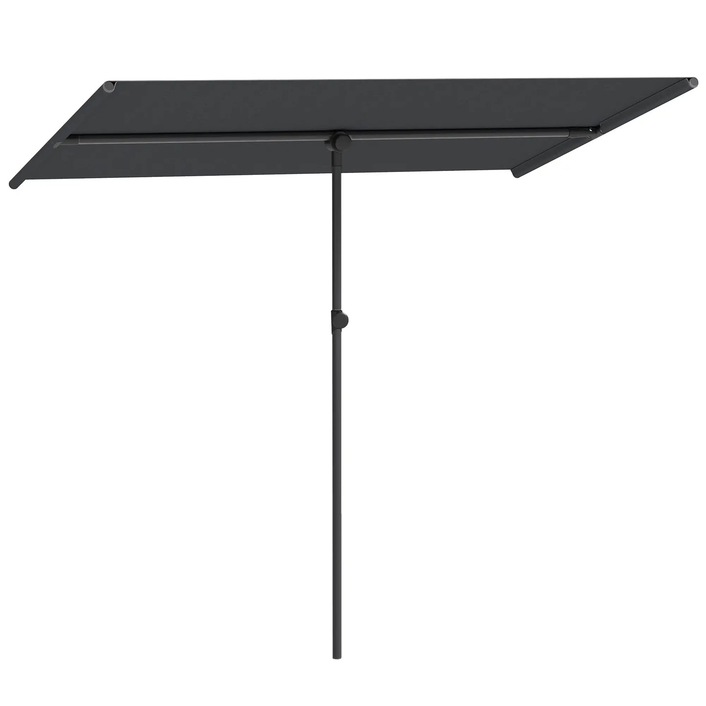 Nancy's Crecchio Parasol - Tuinparasol - Verstelbaar - Grijs - 150 x 205 x 120-215 cm