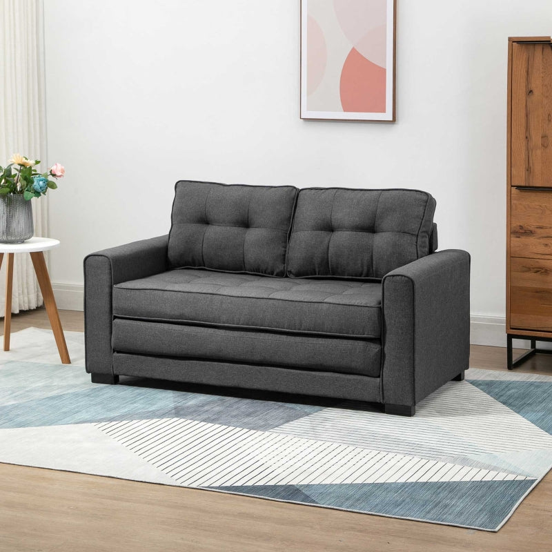 Nancy's Poole Sofa Bed - Guest Bed - Sofa - Grey - Linen