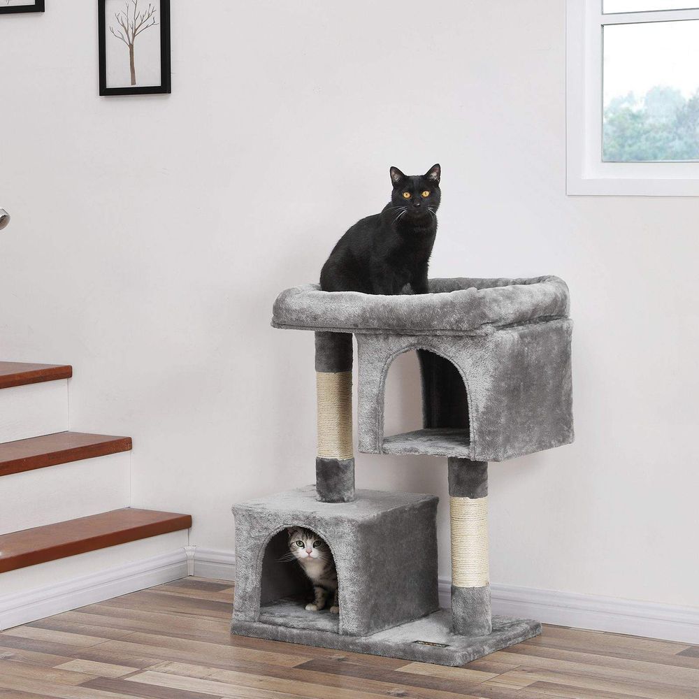 Arbre à chat Nancy's Neston - Maisonnette pour chats - Arbre grimpant 60x40x84 cm