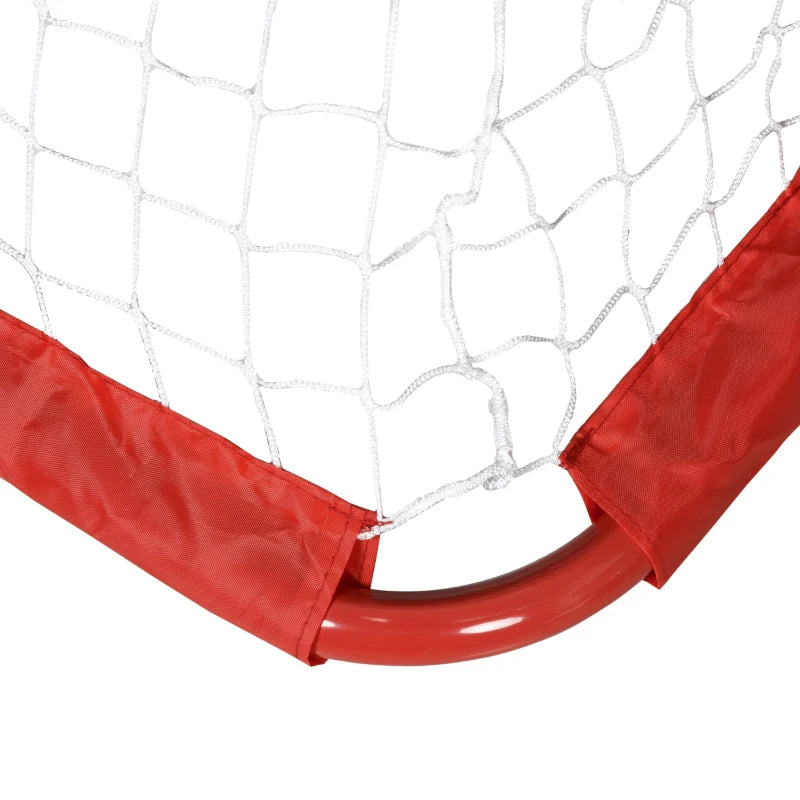 Nancy's Bolognola Minivoetbaldoelen - Voetbal Goal - Set van 2 - Opvouwbaar - Rood - ± 90 x 35 x 60 cm
