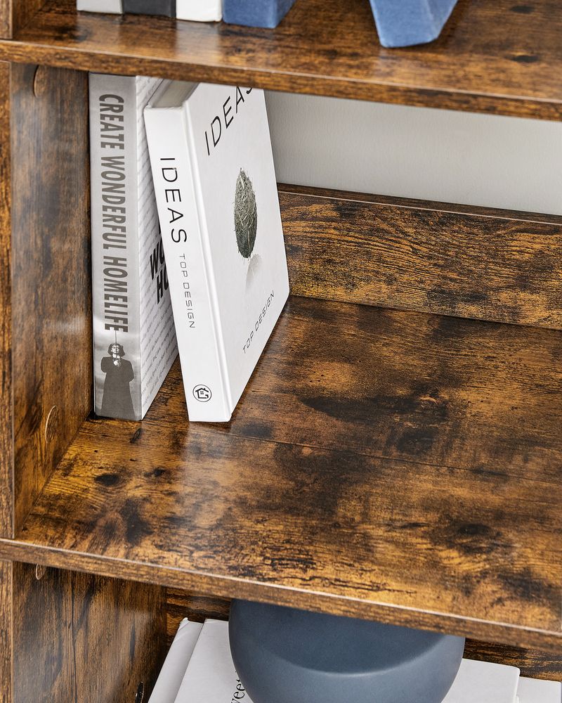 Nancy's Saltash Boekenkast - Dressoir Industriële opbergkast met vakken - 100 x 30 x 103,1 cm