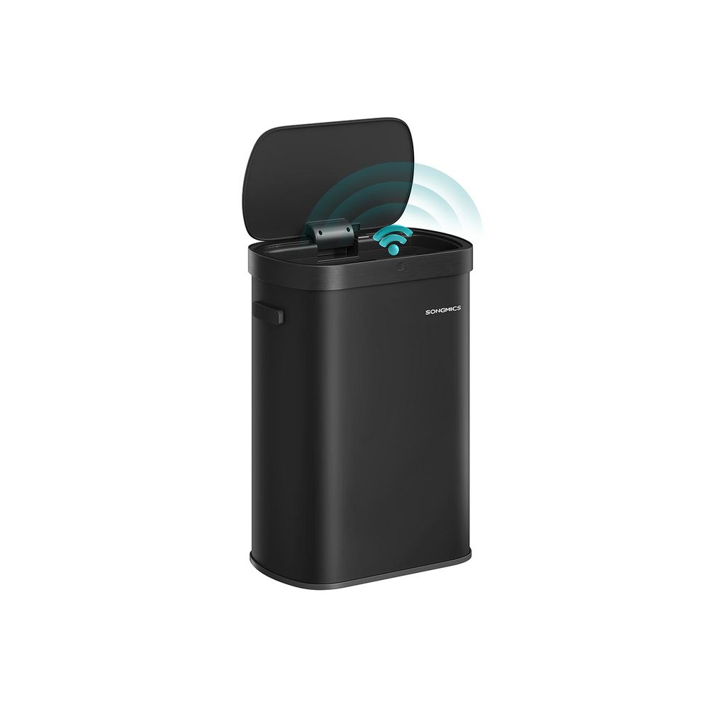 Nancy's Minerbio Sensor Afvalbak - Prullenbak met Sensor - Automatisch - Zwart - 50 Liter