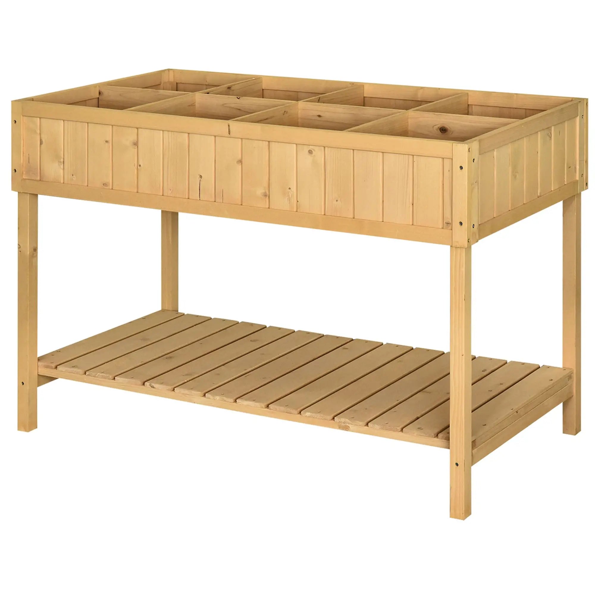 Nancy's Loreto Plantenbak - Bloembak - Dennenhout - ± 110 x 50 x 75 cm