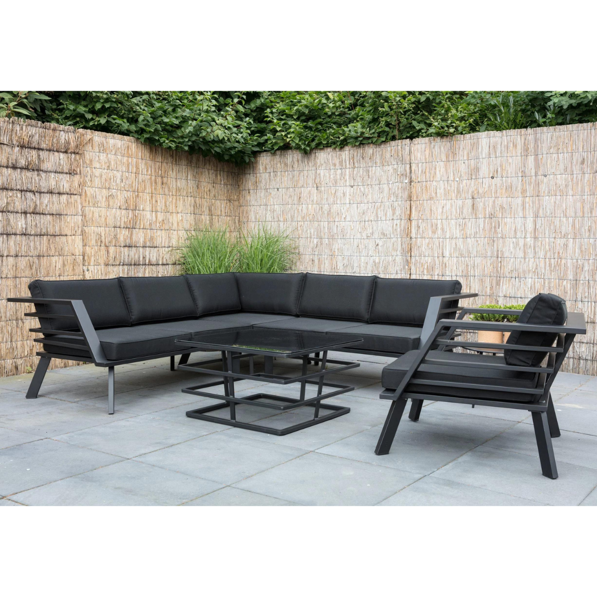 Nancy's Sollar Loungeset - Lounge hoekbank - Loungestoel - Salontael - Complete tuinset