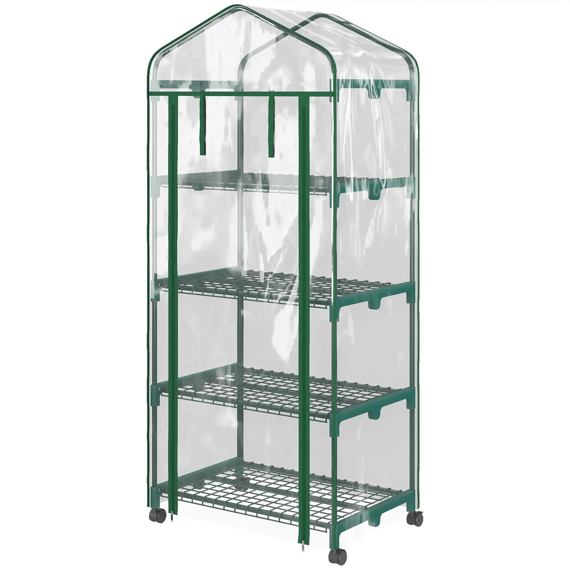 Nancy's Penafiel Foliekas - Broeikas - Kweekkas - Plantenkas - Minikas - Tuinkas - Transparant - ± 70 x 50 x 165 cm