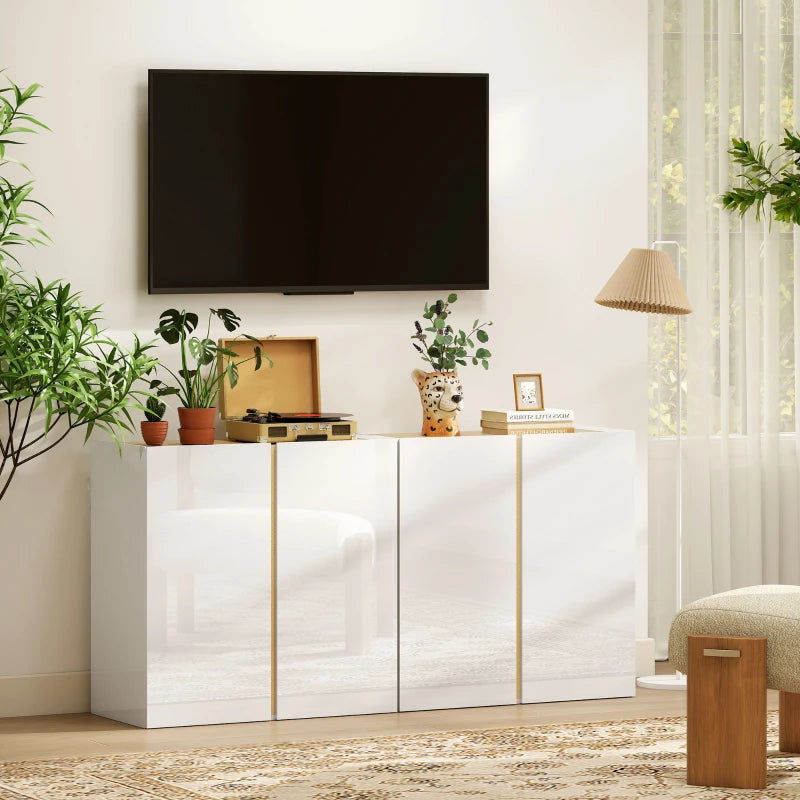 Nancy's Meltina Commode - Opbergkast - Wit / Hout - 80 x 40 x 80 cm