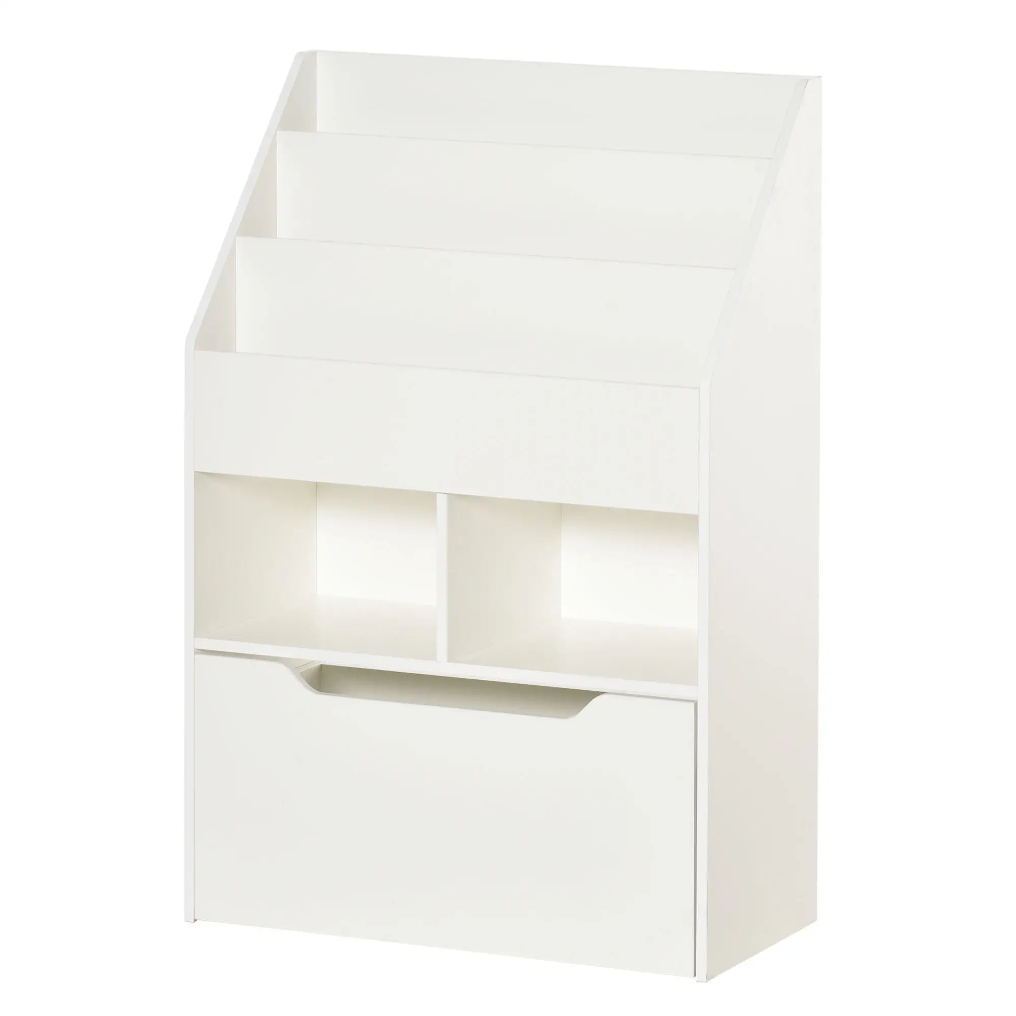 Nancy's Lorica Kinderkast - Kinderboekenkast - Speelgoedrek - Wit - ± 60 x 30 x 90 cm