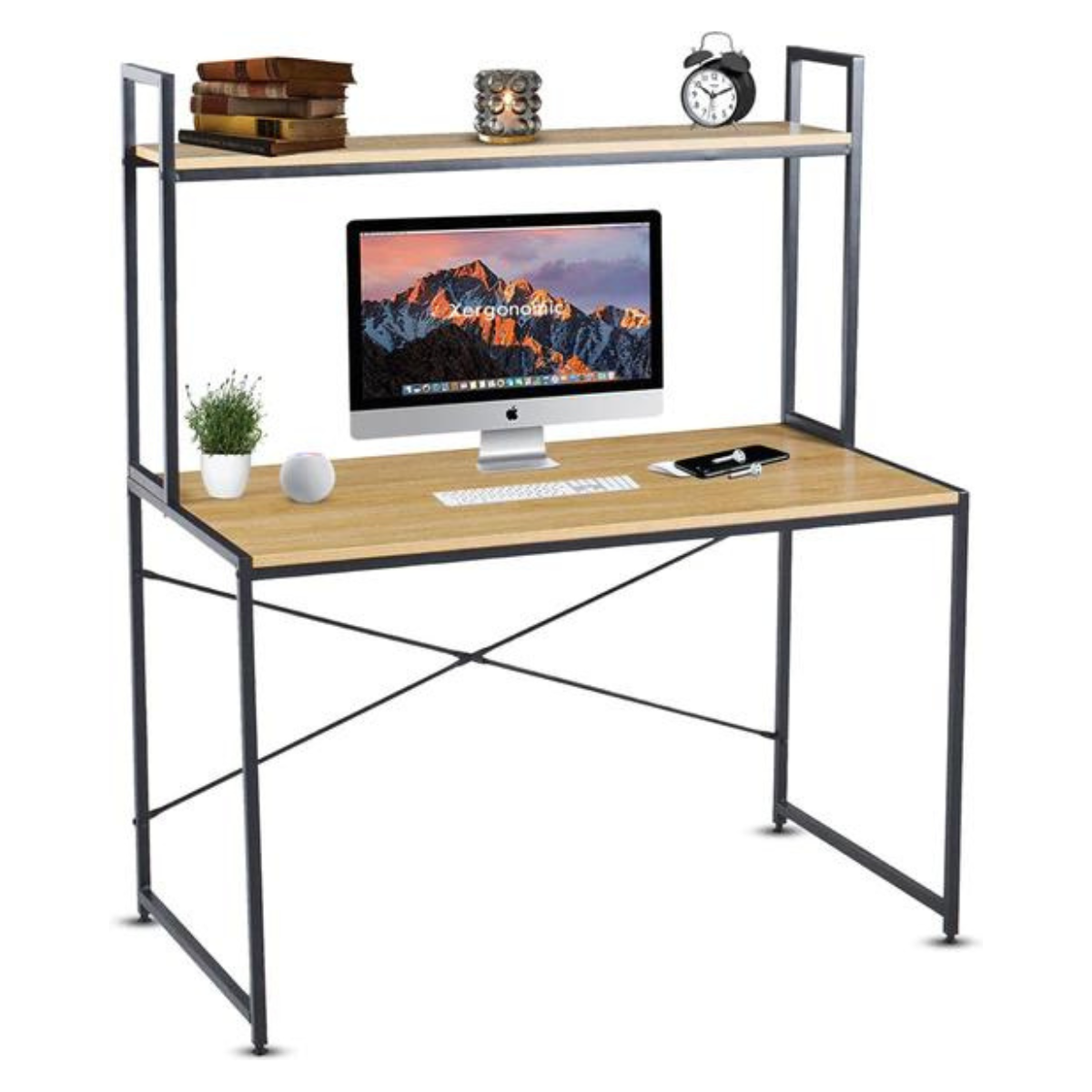 Xergonomic® Industrieel bureau met plank