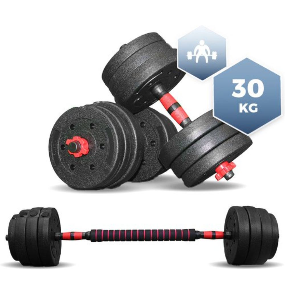 SOUTHWALL Dumbbells set verstelbaar met halterstang tot 30kg